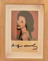 Andy Warhol - Signierte Postkarte