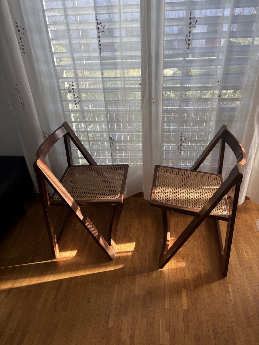 Sedie: Rare paire des chaises pliables design – Usato da petit lancy venduto da FerreiraLuis 5