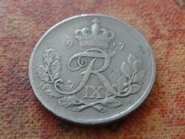 DANEMARK  10  Ore  1957  (P)