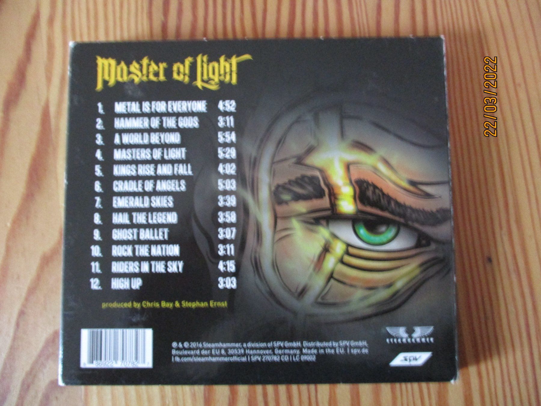 CD: Freedom Call --  Master Of Light – Usato da Liestal venduto da Disc-Point 1
