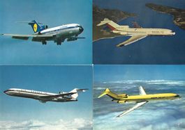 Verkehrsflugzeuge Retro 4 AK 10/15 Rare