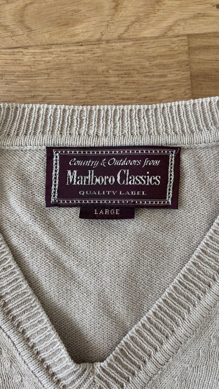 Marlboro Maglioni & Felpe: Marlboro Classics Sweater (Pullover) Biege (L, LARGE) – Usato da Cham venduto da Merdek123 1