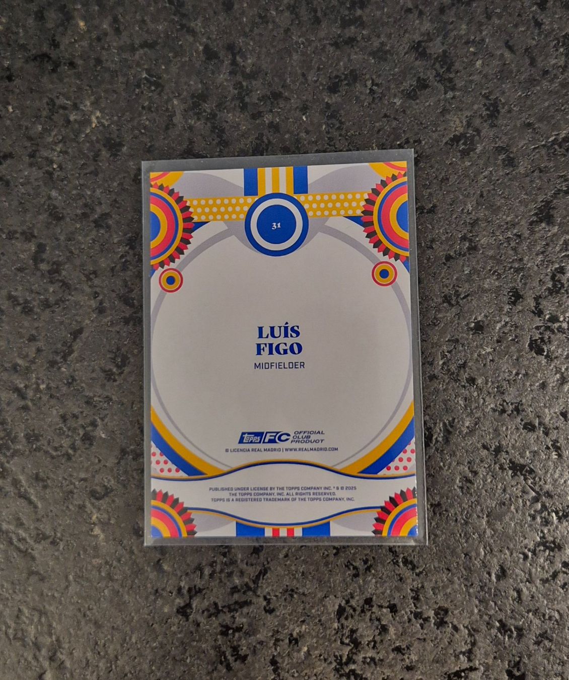 Topps Carte collezionabili: Luis Figo - Real Madrid - Topps – Nuovo (secondo la descrizione) da Burg AG venduto da Danoe 1