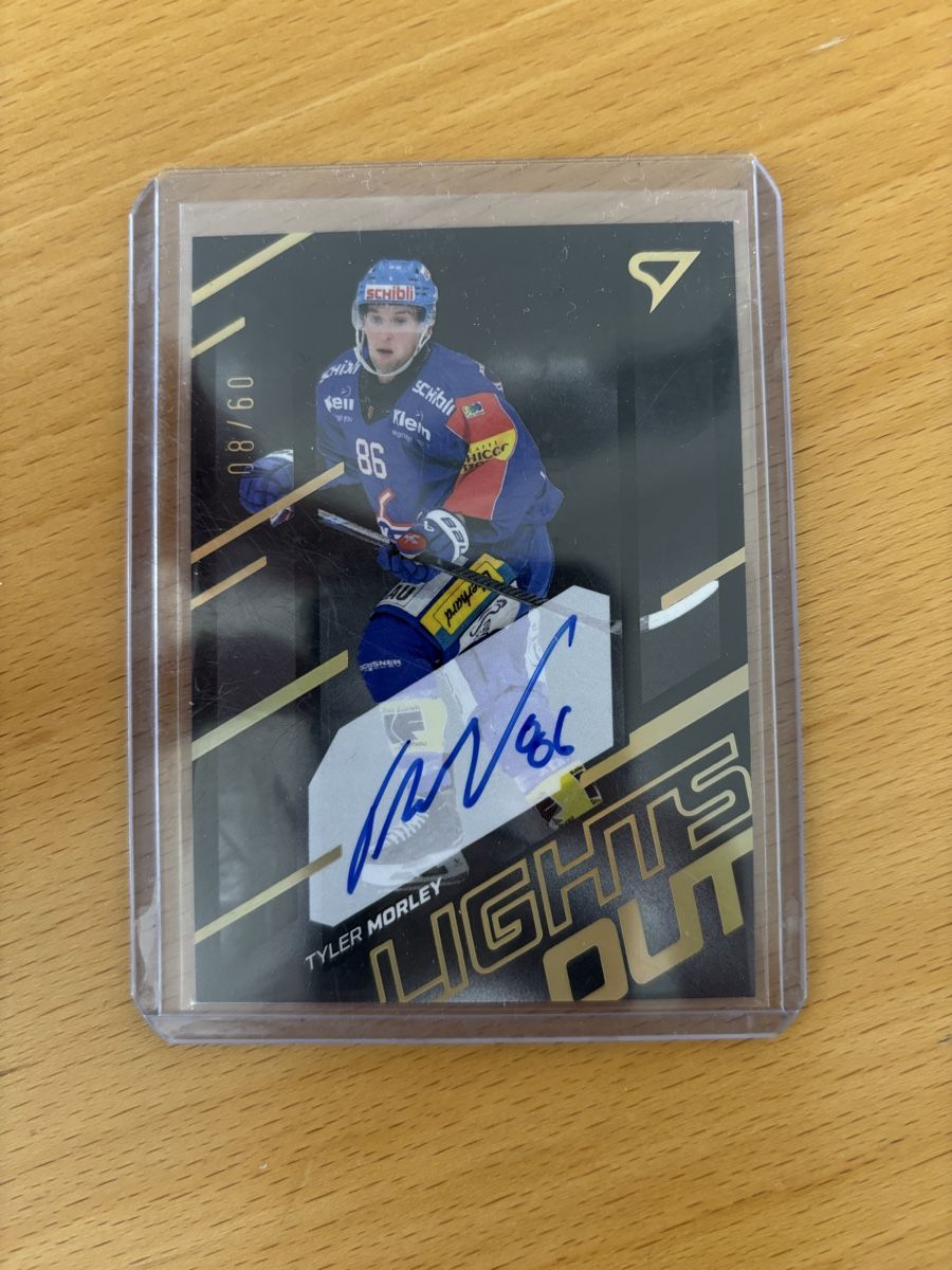 Sportzoo Carte collezionabili: Tyler Morley Signed Lights Out 08/60 – Nuovo (secondo la descrizione) da Dürrenäsch venduto da gasto27