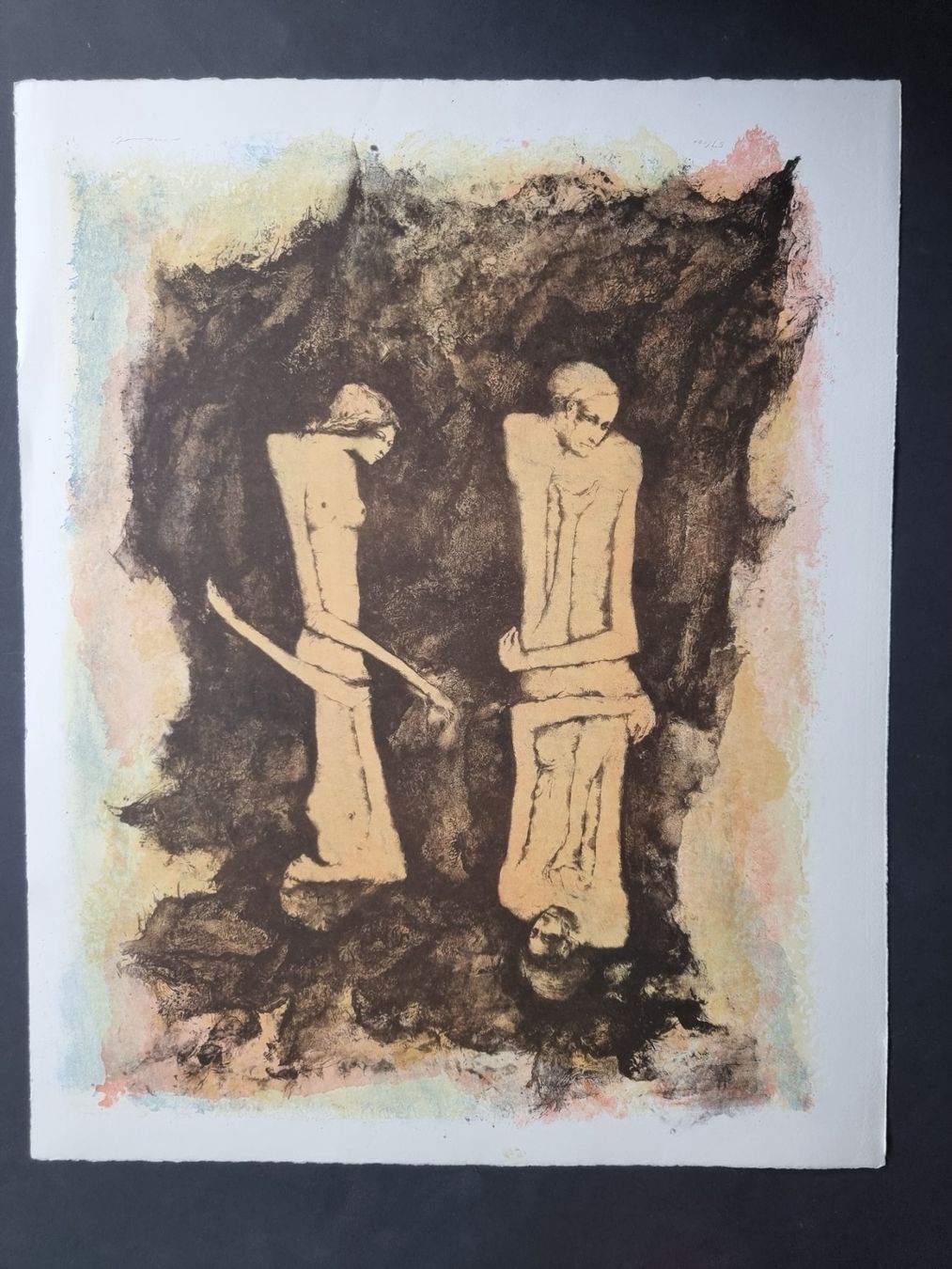 Grafica & Litografie: MICHELE MAINOLI LITHOGRAPHIE SIGNIERT NUMMERIERT – Usato da Gersau venduto da grafik-kunst