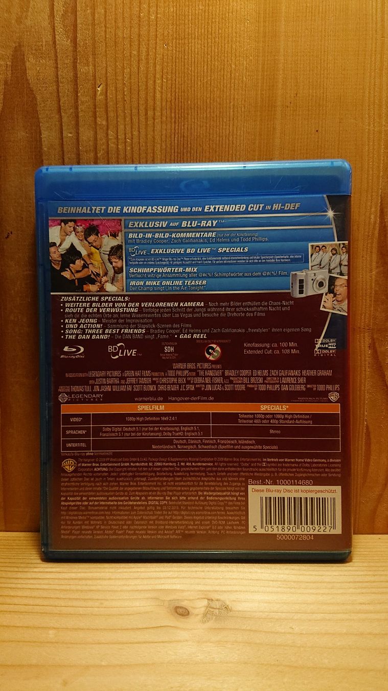 Tous les DVDs: HANGOVER 1 bis 3 auf Blu-Ray – D'occasion à Wilderswil par Exebub 2