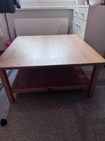 Wohnzimmertisch Holz quadratisch 86/86cm gebrauchter Zustand