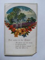 Alte Ansichtskarte, Dorf unten in der Mühle, 1922