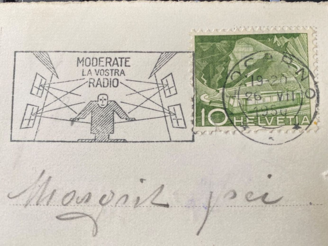Buste & buste per spedizione: Briefmarken / Beleg / Flaggenstempel – Usato da Zollikofen venduto da Paul-42 1