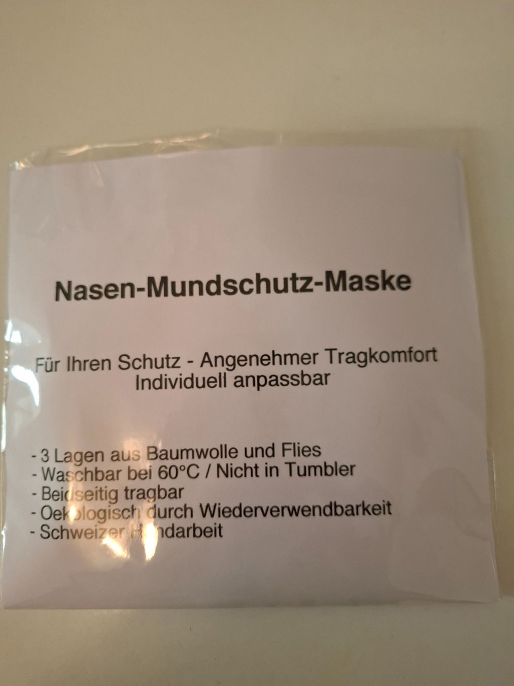 Gesichts- und Gehörschutz: Mundschutzmaske – Neu und originalverpackt aus Zürich von honolulu4711 1