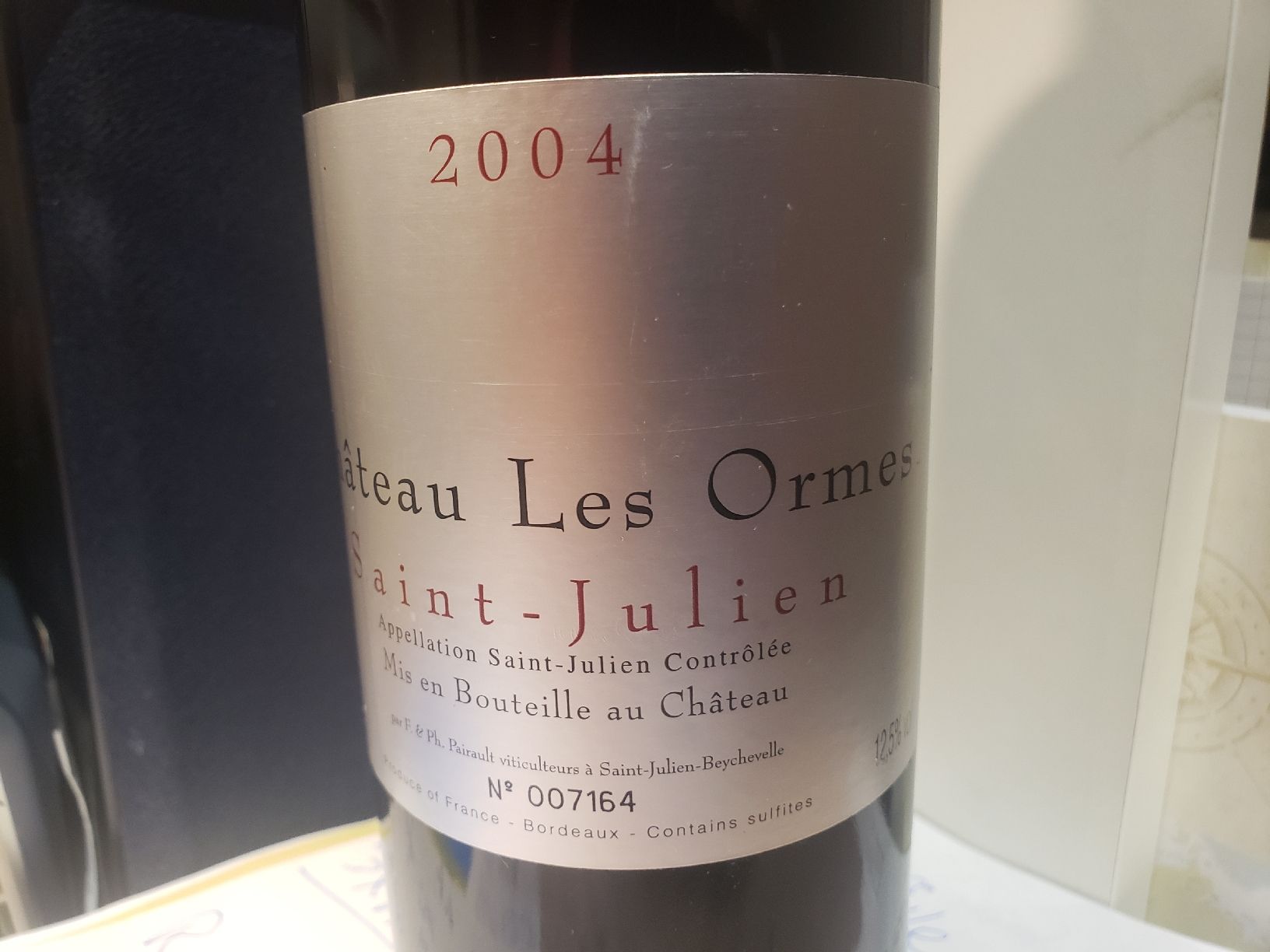 Wein: Château Les Ormes St.-Julien 2004 – Neu und originalverpackt aus Confignon von gab_xz5d 1