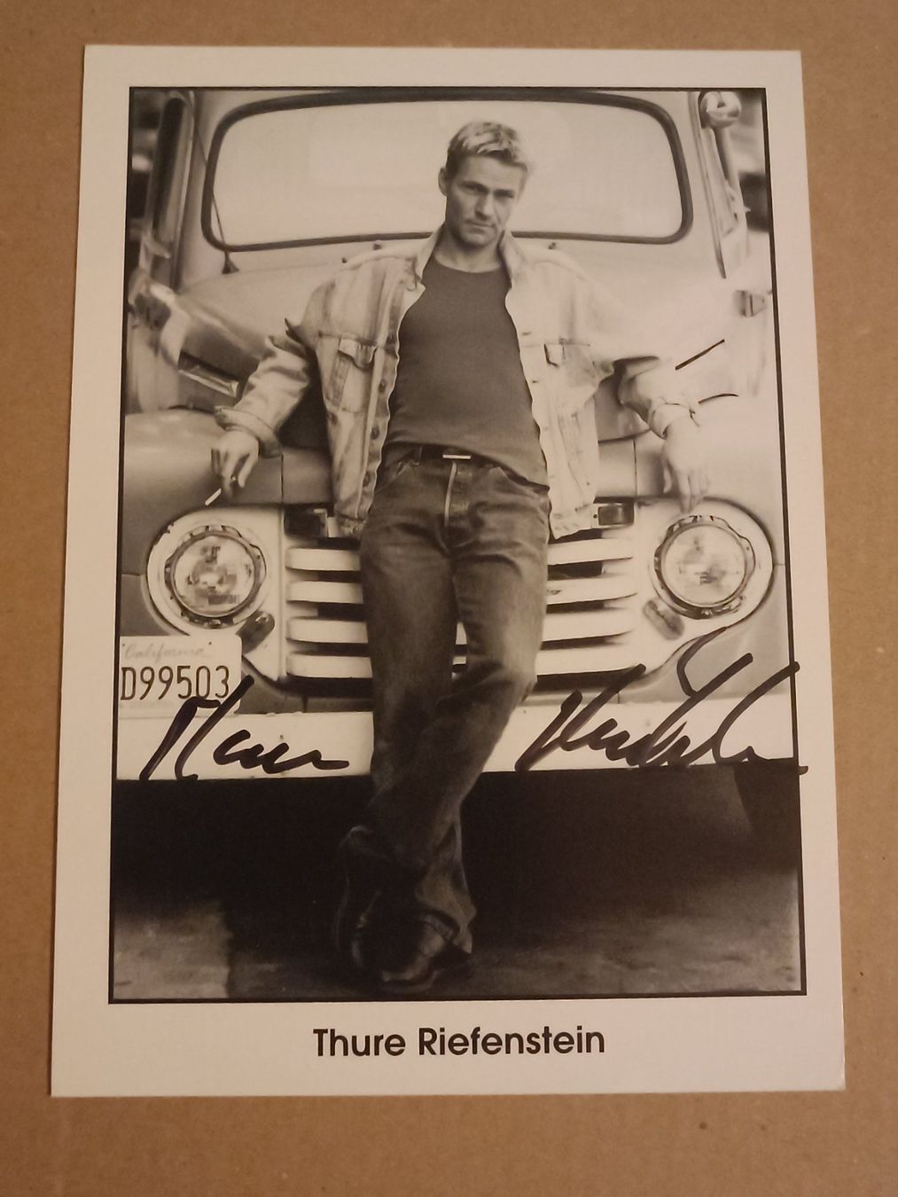 Autogramme: Thure Riefenstein - handsigniert – Gebraucht aus Menziken von Artographs