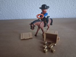 Playmobil Cowboy /Räuber mit Pferd und Zubehör