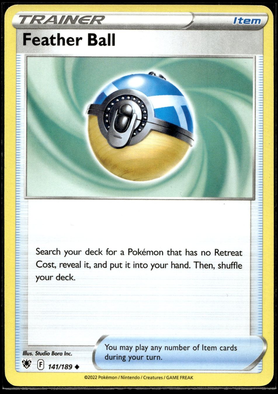 Pokémon Carte collezionabili: Feather Ball (ASR EN 141/189) – Usato da Affoltern am Albis venduto da Chiesa_5