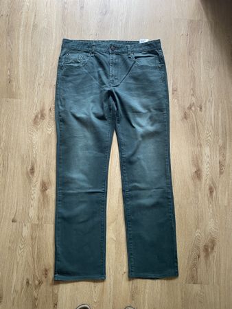 Herren Hose Gr. 52 L dunkelgrün Stretch – Top Zustand