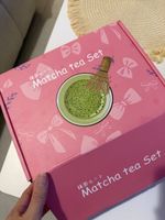 Matcha tea set pink with accessories new in box
