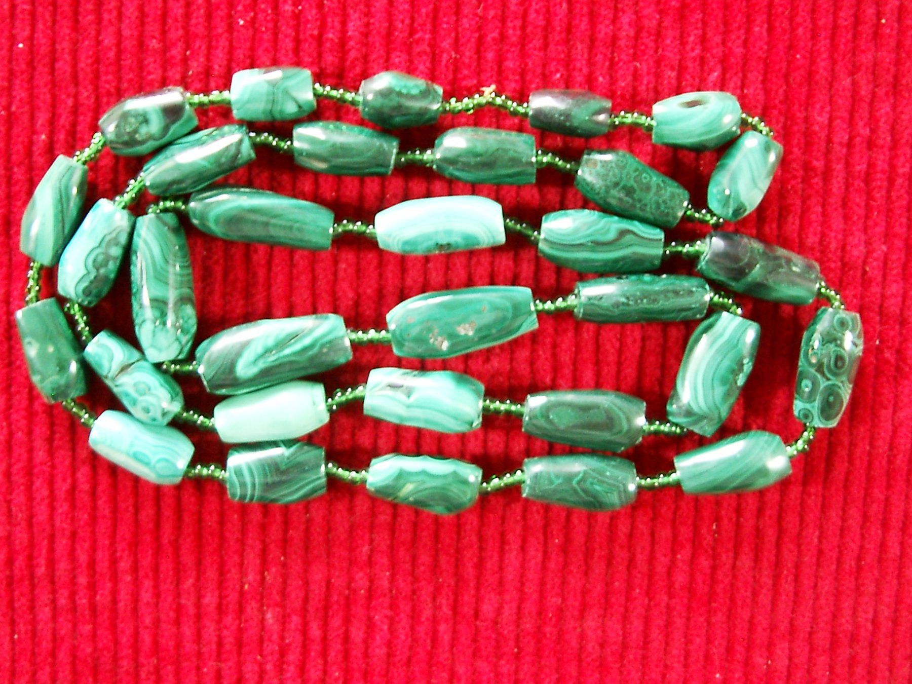 Catenine: Echte Malachit Halskette 80cm – Usato da Laupen ZH venduto da tonisculati 1