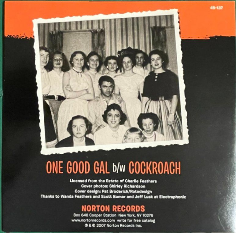 Dischi in vinile: Single: CHARLIE FEATHERS - One Good Gal /Cockroach – Nuovo (secondo la descrizione) da Frenkendorf venduto da Yard-Sale-2000 1