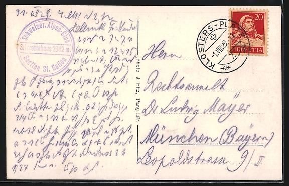 Cartes postales: Silvretta-Haus, Berghütte vor Gebirgspa – D'occasion à Berlin par bartko-reher 1