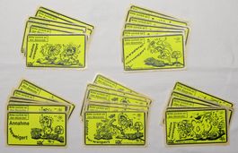 Set 30x Zufi ÜLK International Stickers, Annahme verweigert