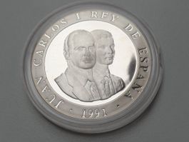 🇪🇸 Spain 2000 Pesetas 1991 Olympia Proof Silver 26.7g .925