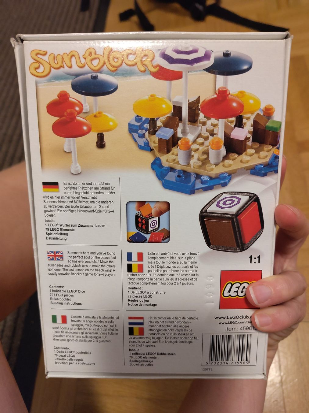 Jeux: Legospiel Sunblock – D'occasion à Jona par tschounaess 1