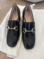 Gucci Pumps in schwarzem Leder in gr 37