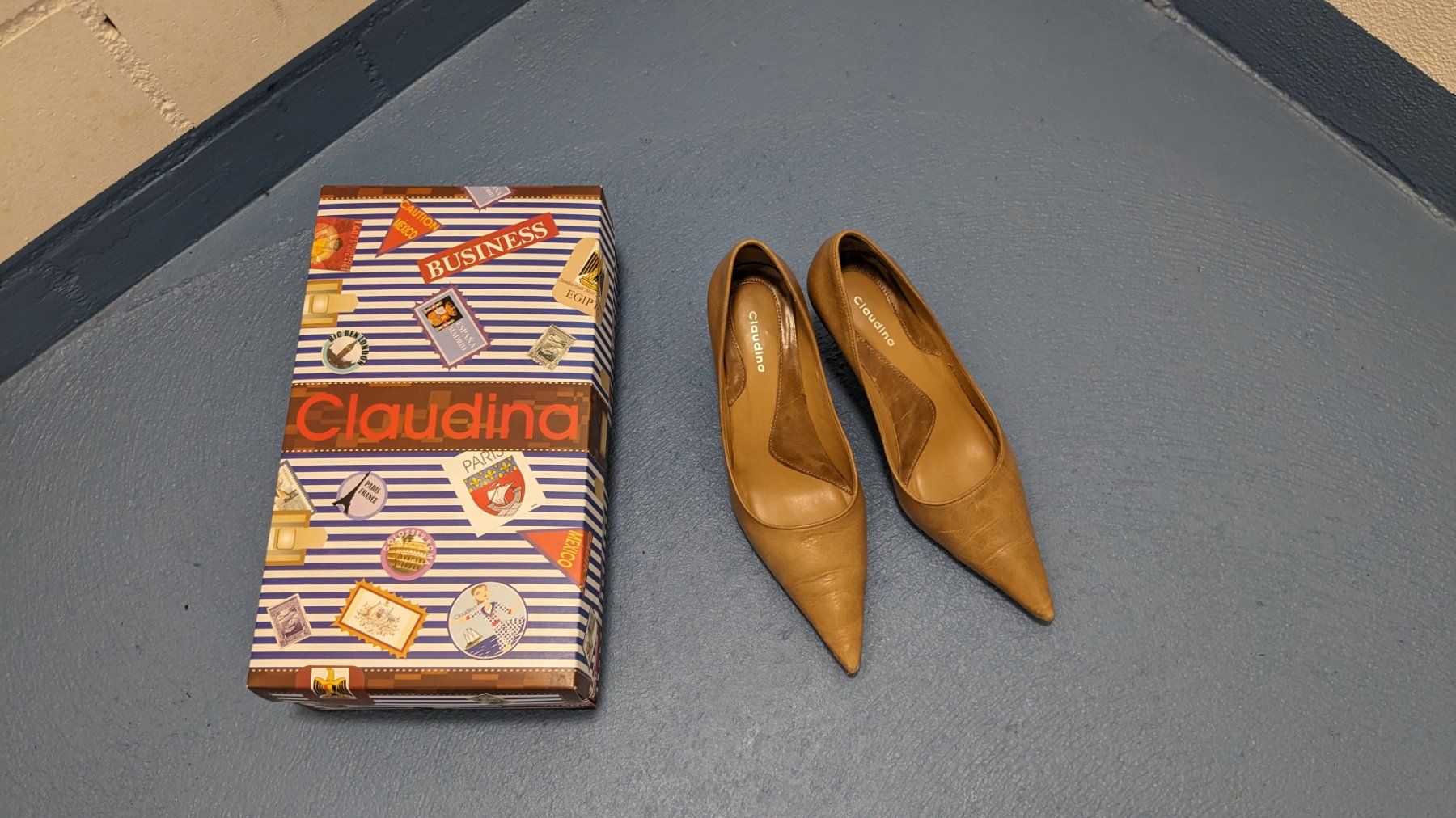 Scarpe da donna: Wunderschöner Claudina High Heel - Gr. 38 - Camel – Usato da Staufen venduto da Fleby84 1