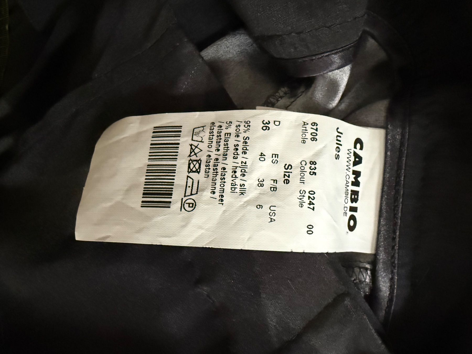 Cambio Pantaloni: Cambio Seidenhose S/M – Usato da Brugg AG venduto da Simone28 1