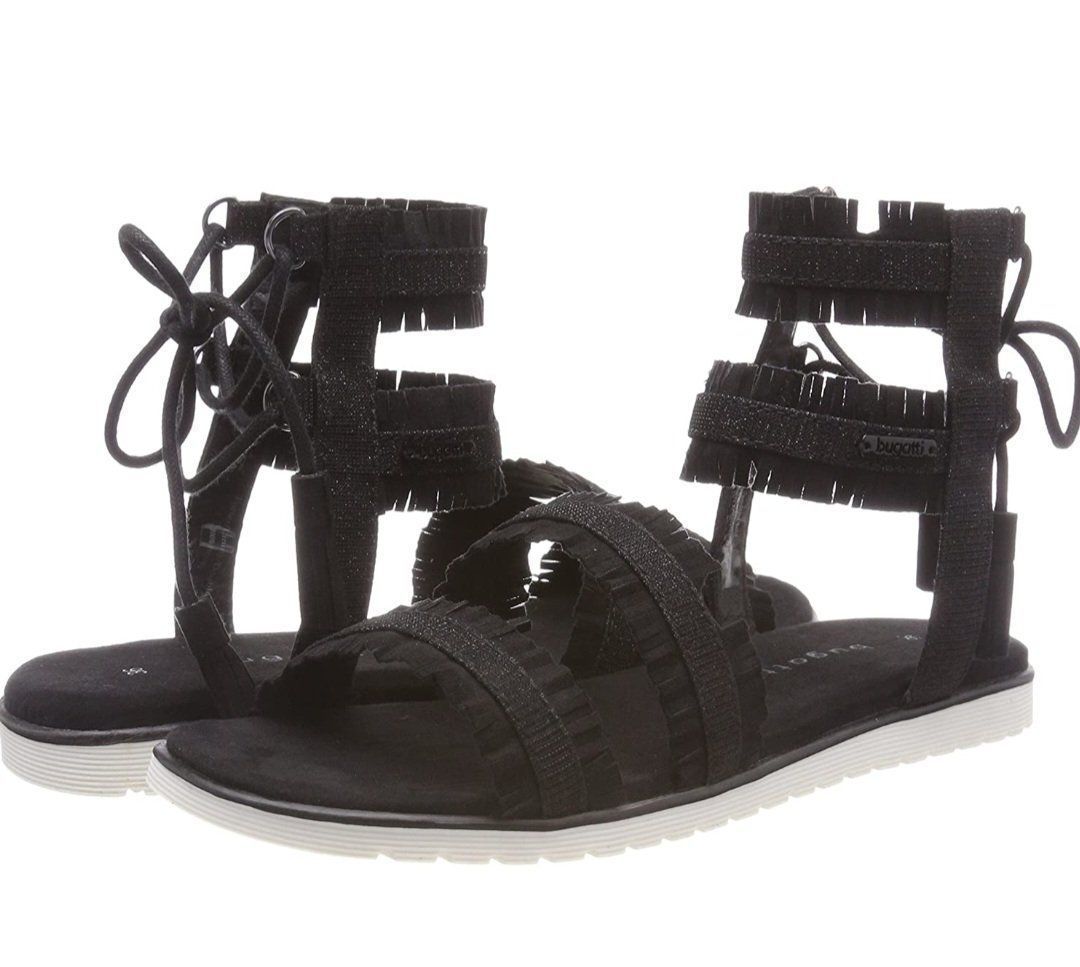 Bugatti Scarpe da donna: Bugatti 38 sandali donna nero glitter – Nuovo e nell'imballaggio originale da Coldrerio venduto da Addicted2Art