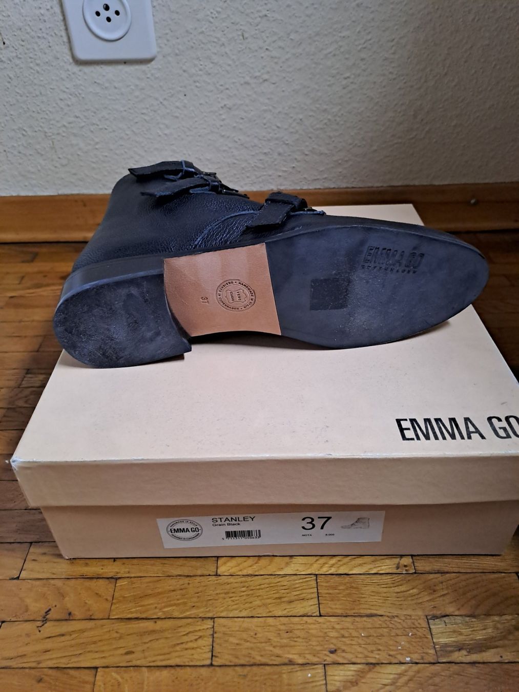 Damenschuhe: Bottines Emma Go noires cuir pointure 37 neuves – Neu und originalverpackt aus Les Acacias von Ambres12 2