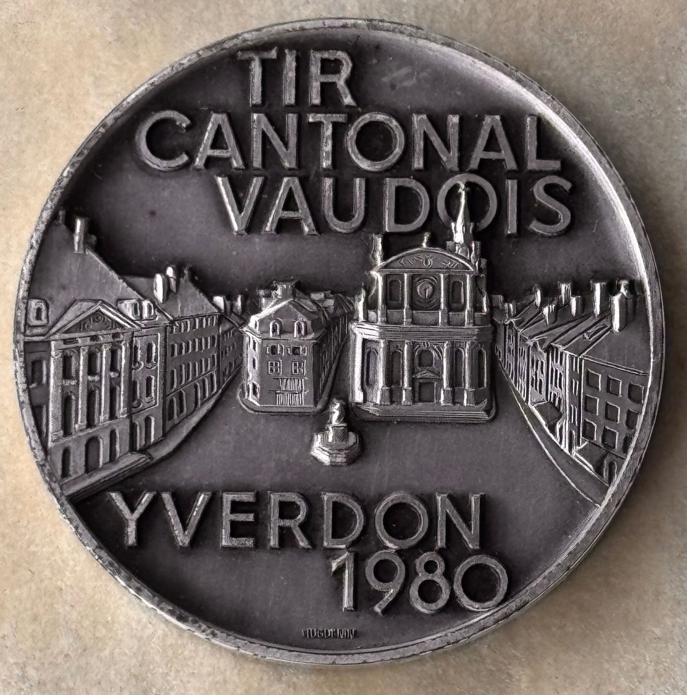 Historische Schützenmedaille - Tir Cantonal Vaudois 1980 | Kaufen auf ...