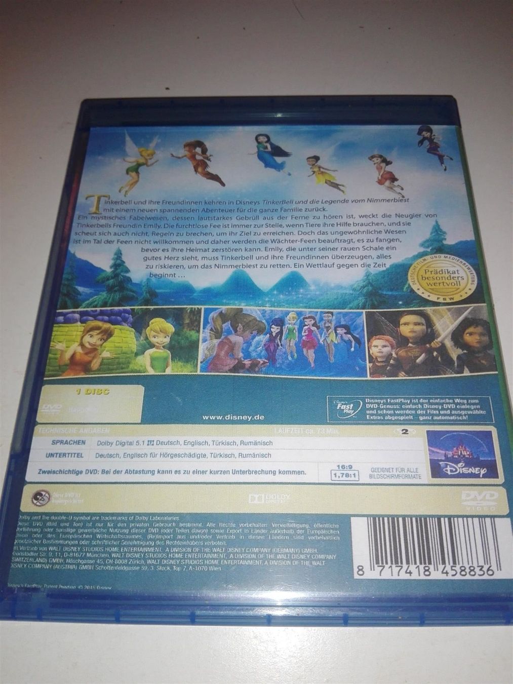 Tutti i DVDs: TinkerBell & die Legende vom Nimmerbiest – Usato da St. Gallen venduto da elkapone 4