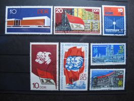 DDR 1976 Republik Palast / Briefmarkenausstellung gest