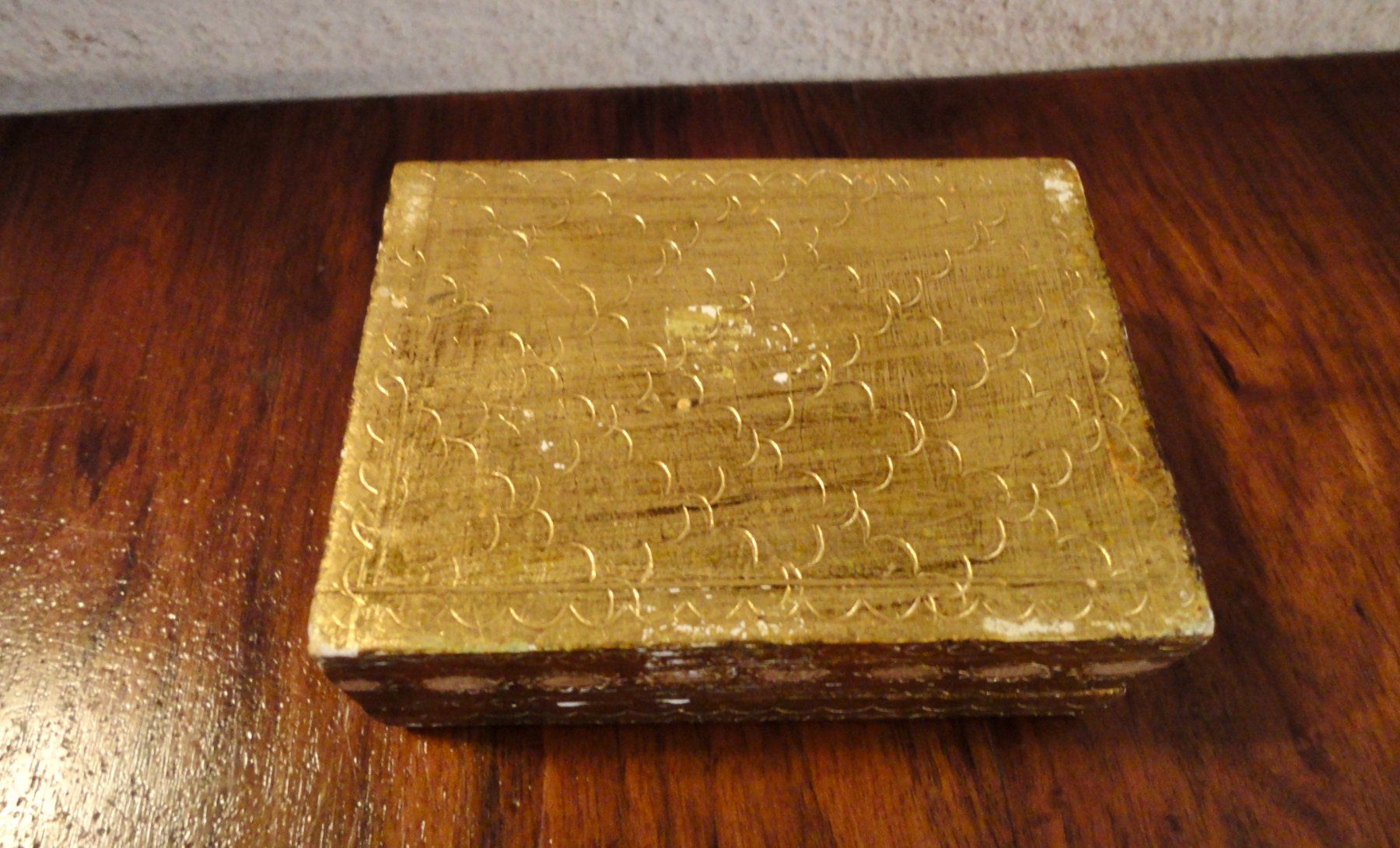 Portagioie: Florentier Schmuckschatulle Gold Vintage. – Usato da WÄDENSWIL venduto da katti01 4