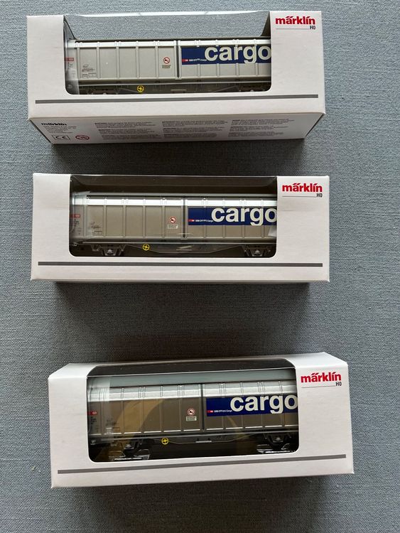 Märklin H0 - 44563.003 - Coffret de wagon de marchandises