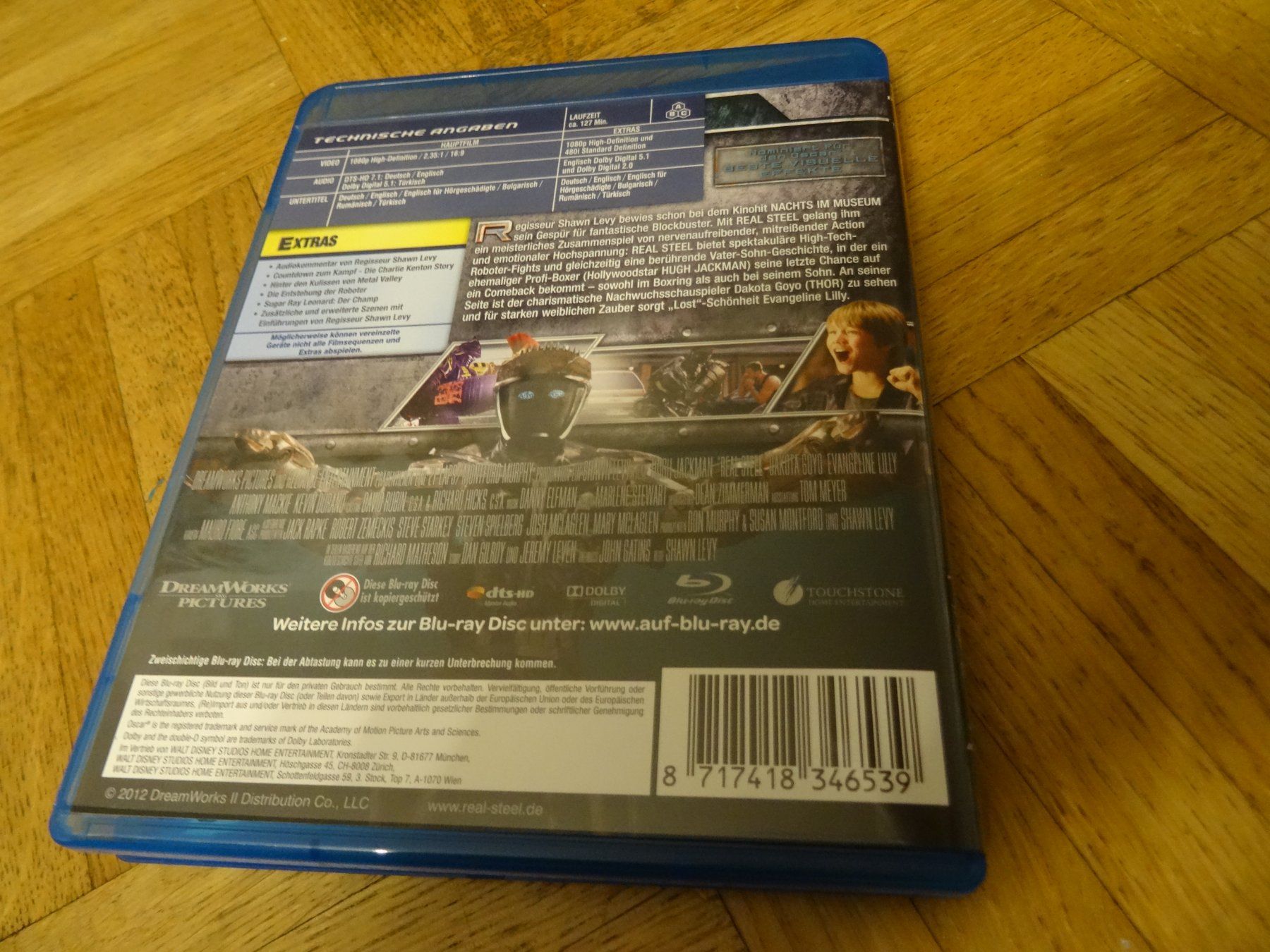 Tutti i DVDs: Real Steel BLU-RAY – Usato da Olten venduto da Disc-Verkauf 2