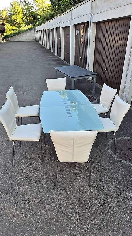 Tavoli: Glastisch mit Stühlen – Usato da Bassersdorf venduto da Walliseller83