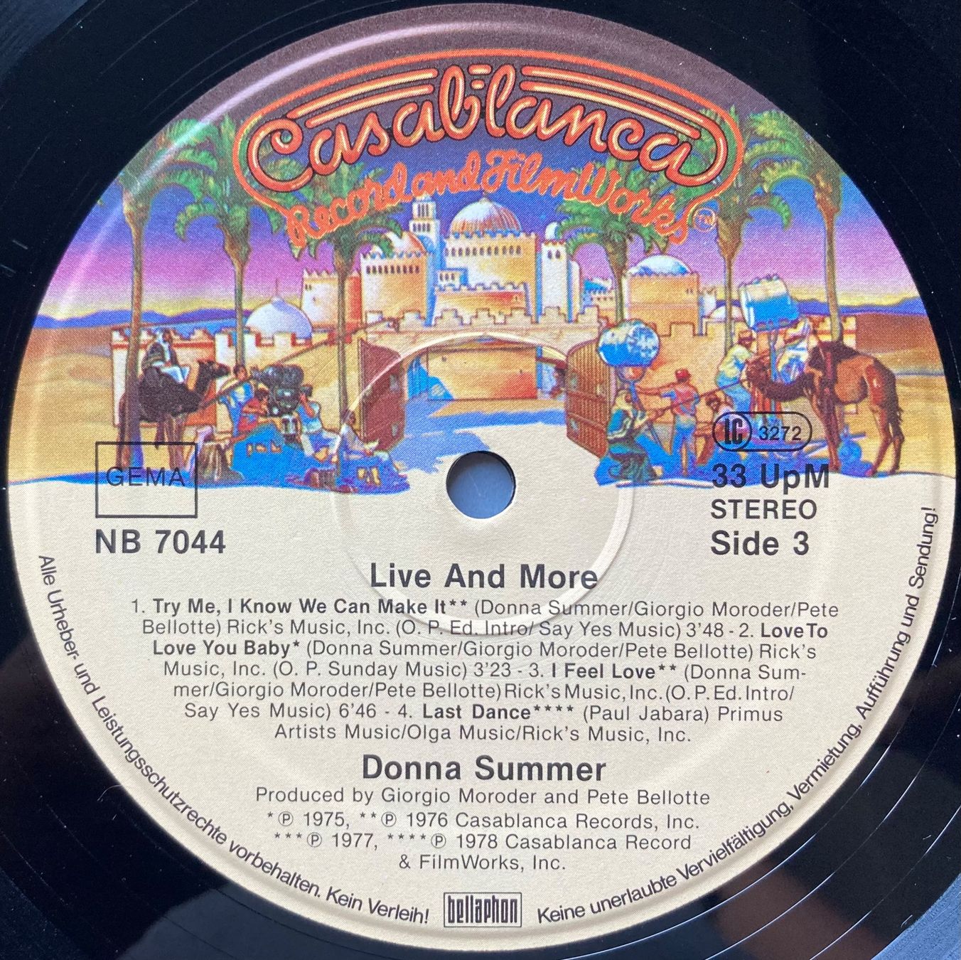 Dischi in vinile: DONNA SUMMER - LIVE AND MORE – Usato da Poliez-Pittet venduto da Newtown-Records 5