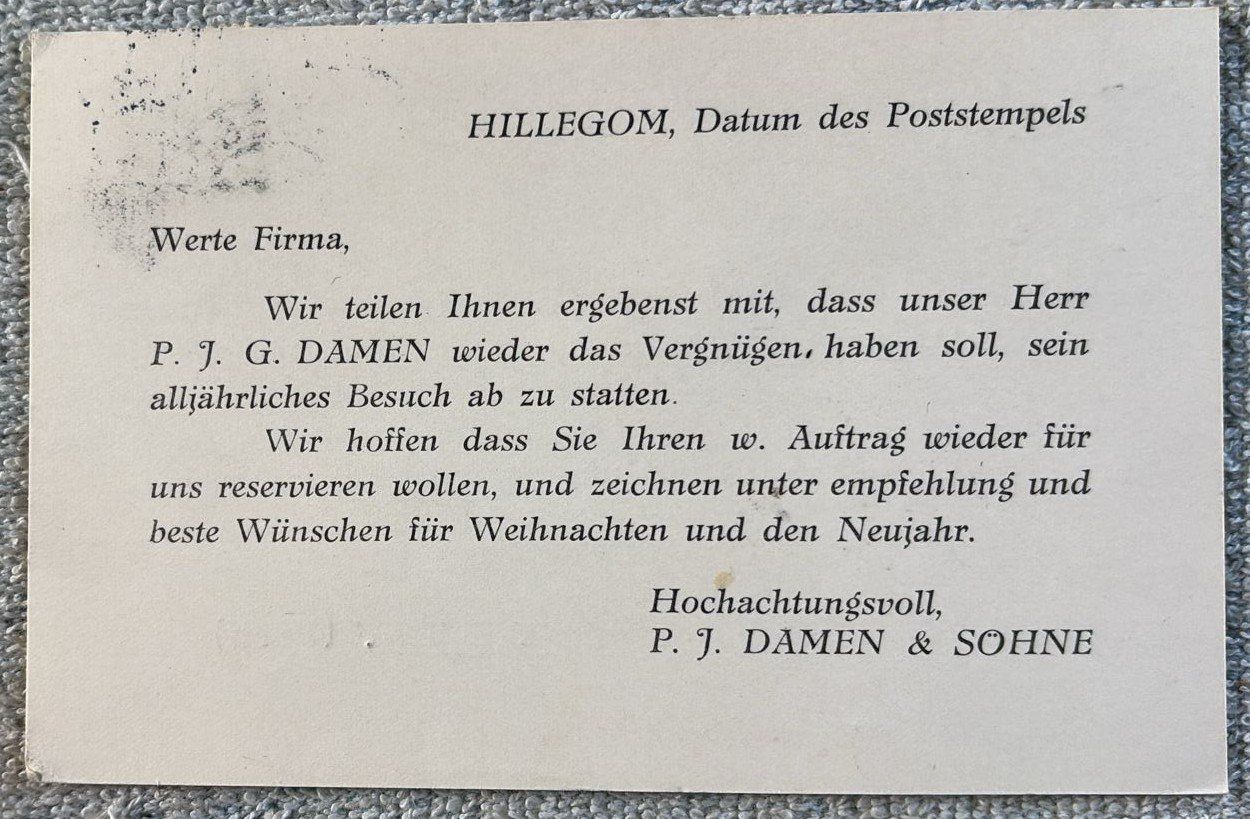 Tous les timbres: DRUCKSACHE NEDERLAND – D'occasion à Ostermundigen par Wyatt-Earp 1