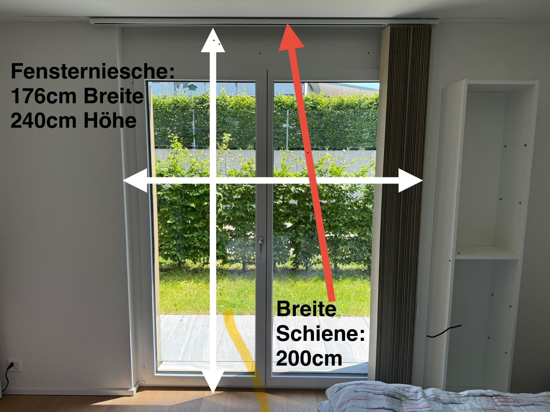 Vorhänge: Lamellenvorhang, 200cm x 236cm – Gebraucht aus Volketswil von bumat 2
