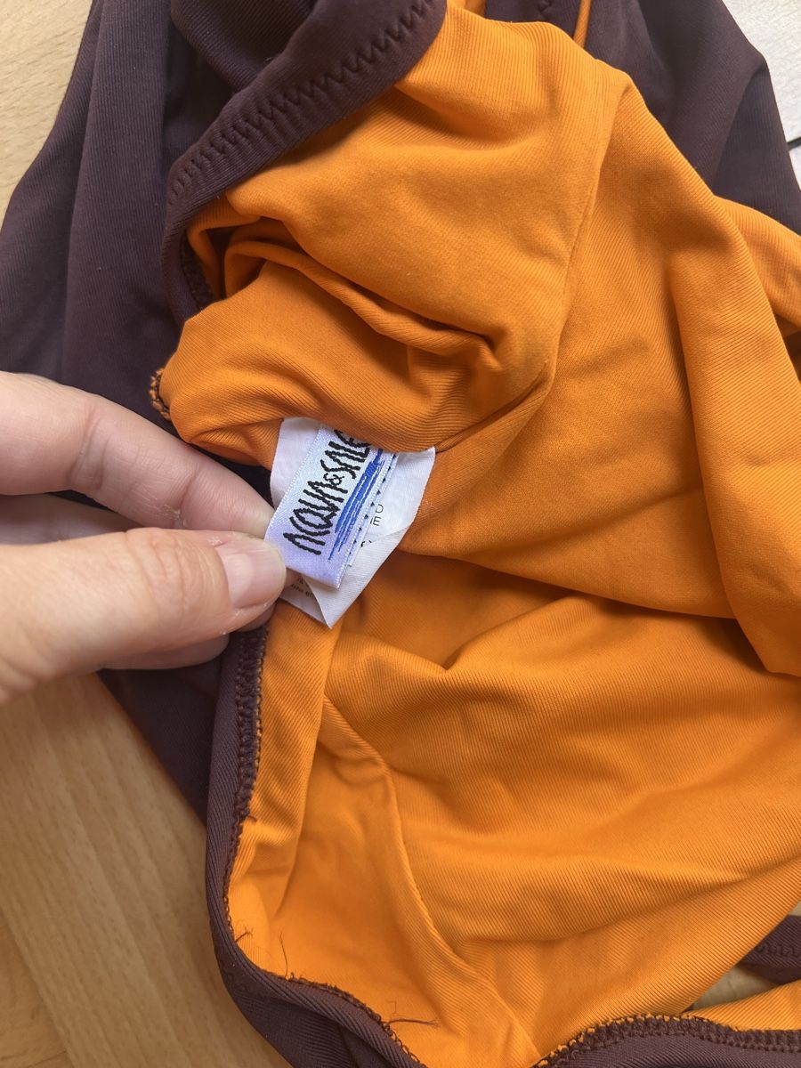 Costumi da bagno & Bikini: Badeanzug Braun-Orange Grösse 36 – Usato da Zürich venduto da romcam 2
