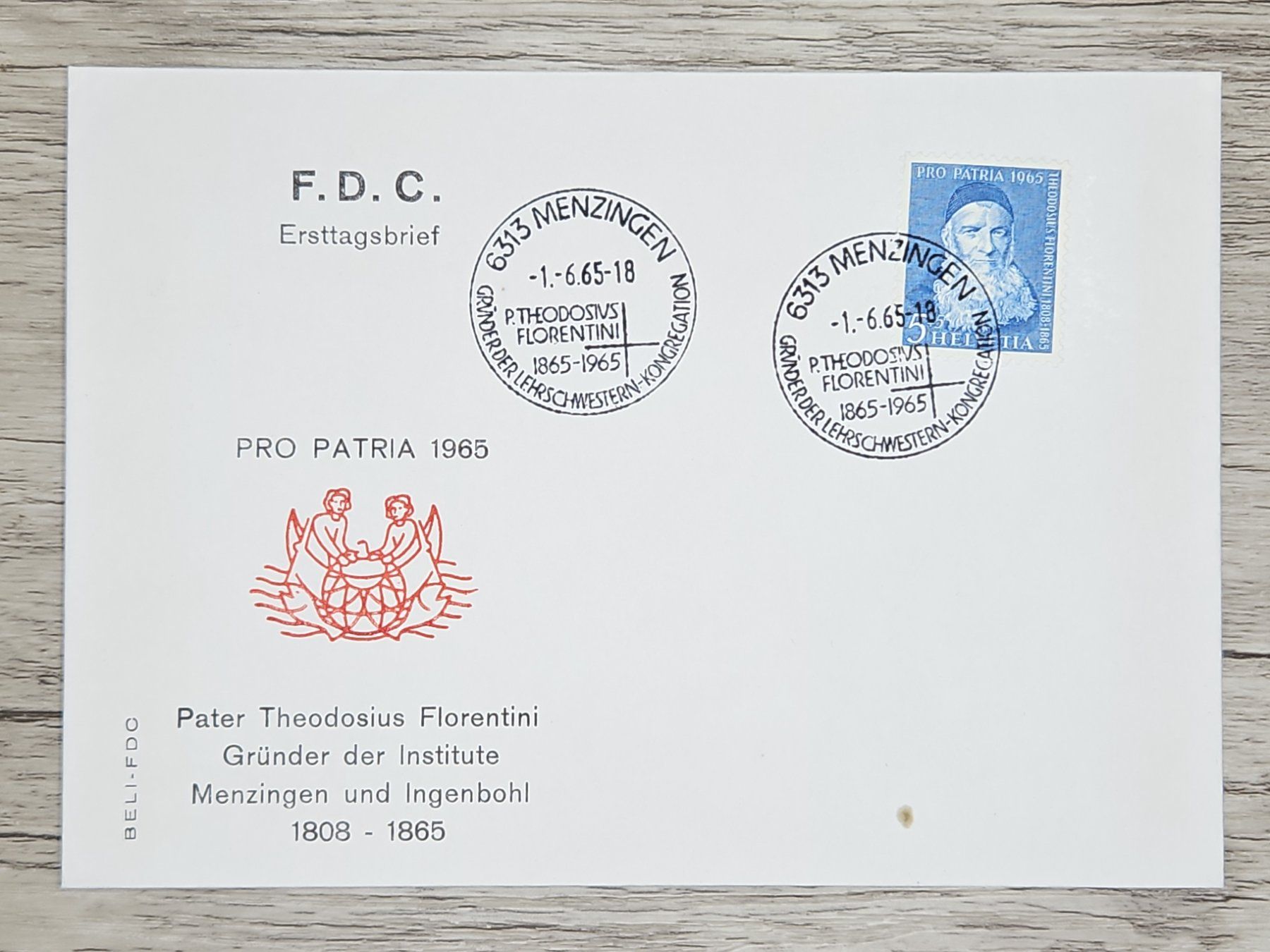 Tutti i francobolli: CL17 Enveloppe + Timbre Suisse 1965 – Usato da Cousset venduto da Patrick_Collections