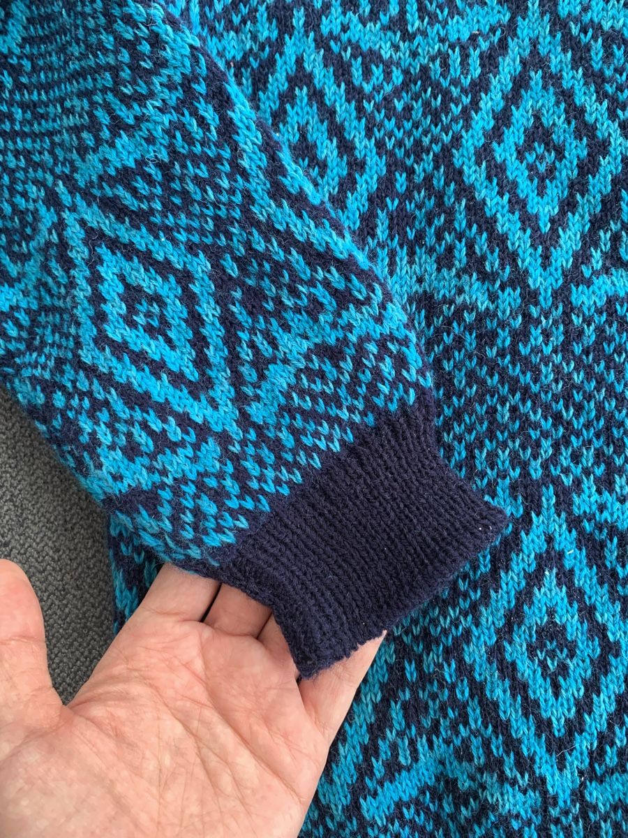 Pullover & Sweatshirts: Pull Laine Vintage Bleu Turquoise Taille S/M – Gebraucht aus Lausanne von EliseH 2