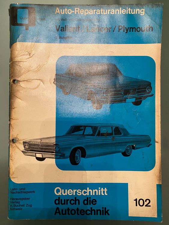 Libri: Bucheli Reparaturanleitung Valiant/Lancer/Plymouth – Usato da Spiez venduto da Mlandcruiser