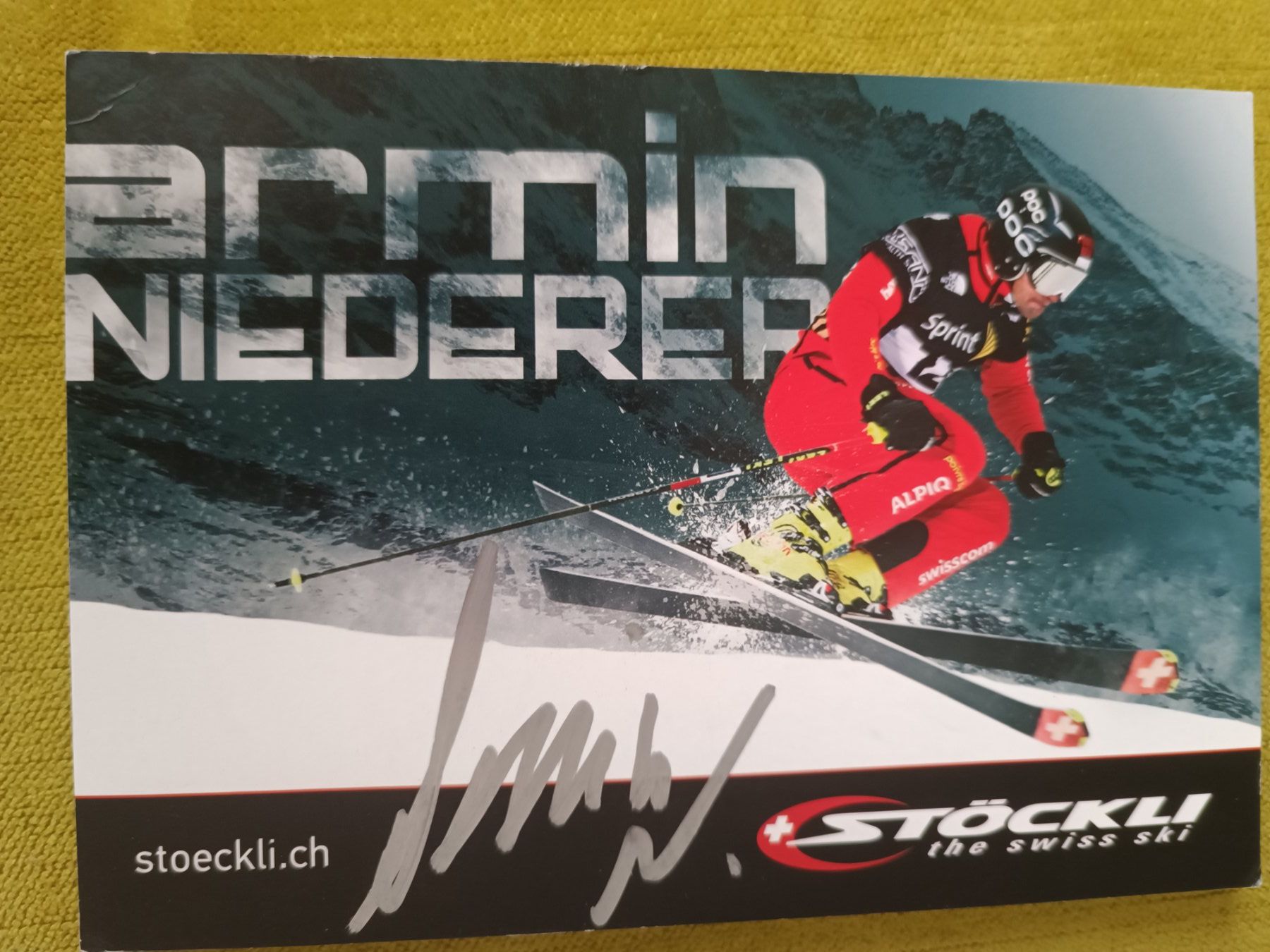 Autogramme: Armin Niederer – Gebraucht aus Menziken von Artographs