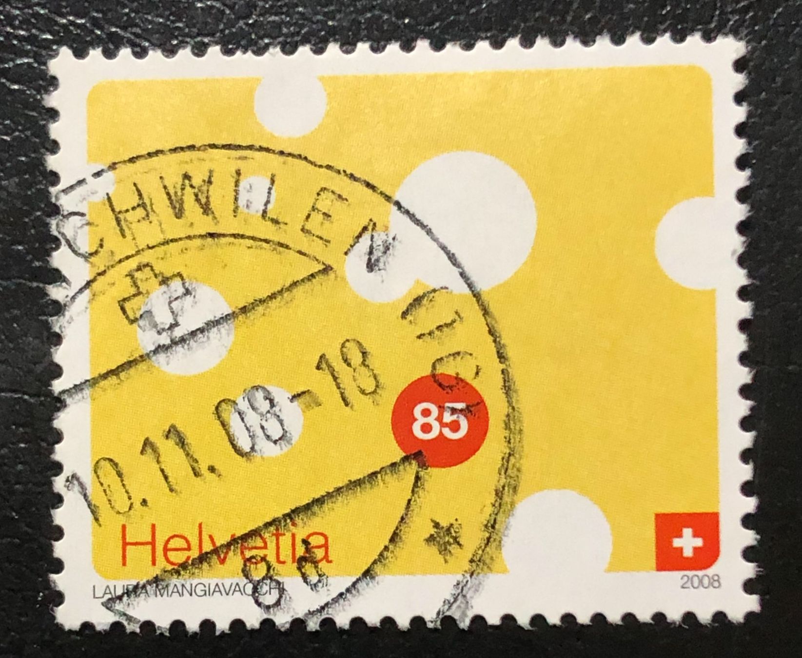 Tutti i francobolli: Nr.1284 Käse GESTEMPELT 2008   – Usato da Aarau venduto da Billa007