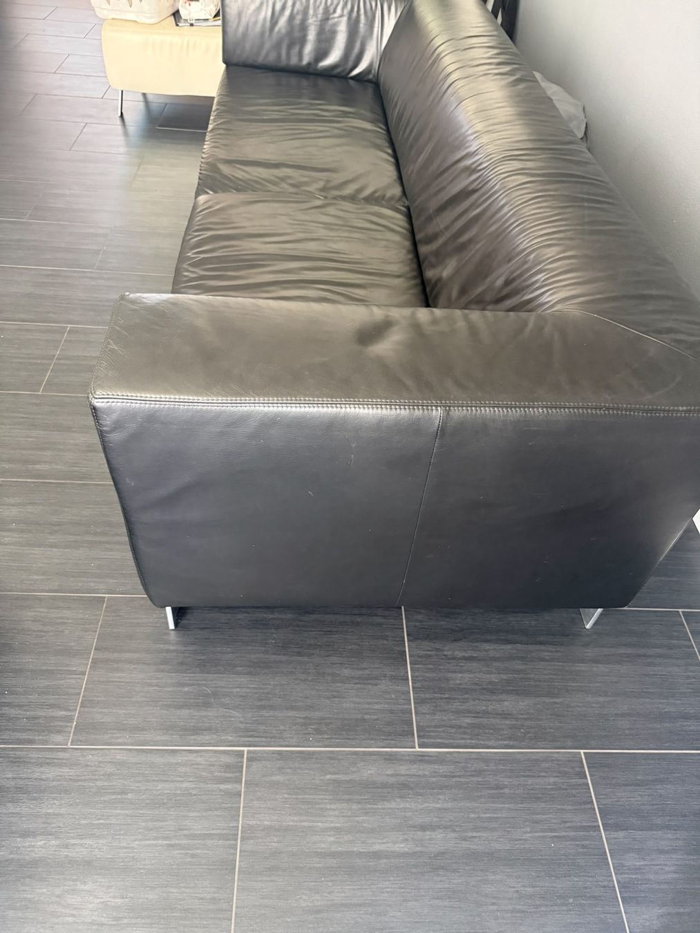 Pfister Divani: Leder Sofa 3er & 1er Sessel – Usato da Kaiseraugst venduto da basweb 3