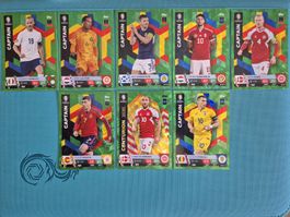 Cartes de football Topps Euro Captains et Centurion parallèl