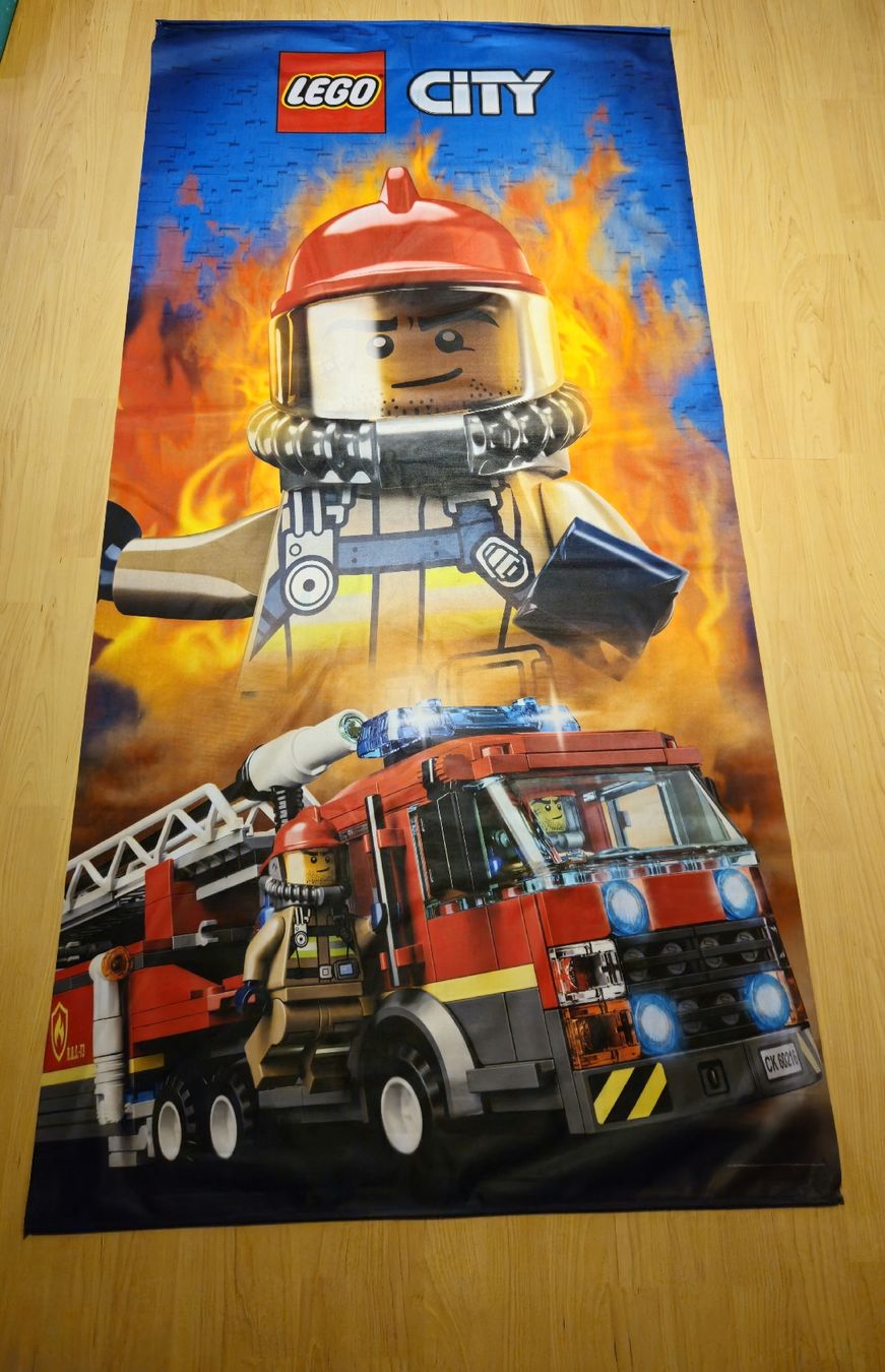 Lego Giocattoli: LEGO City Werbebanner Feuerwehr  – Usato da Schüpbach venduto da florentine_astor